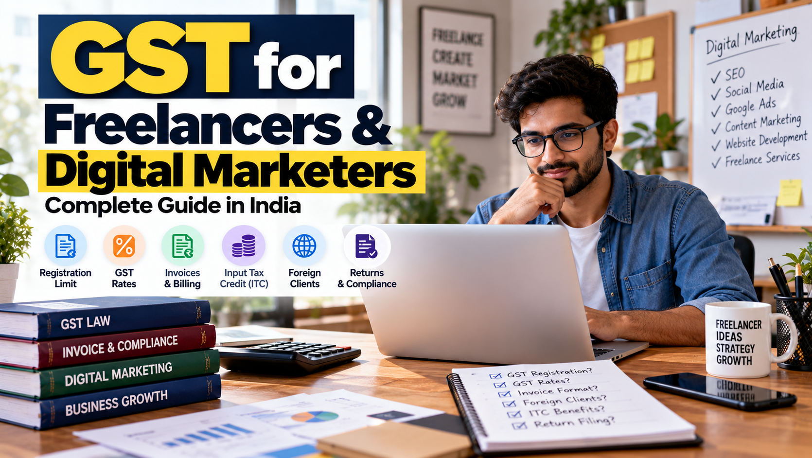GST for Freelancers & Digital Marketers in India: Complete Guide